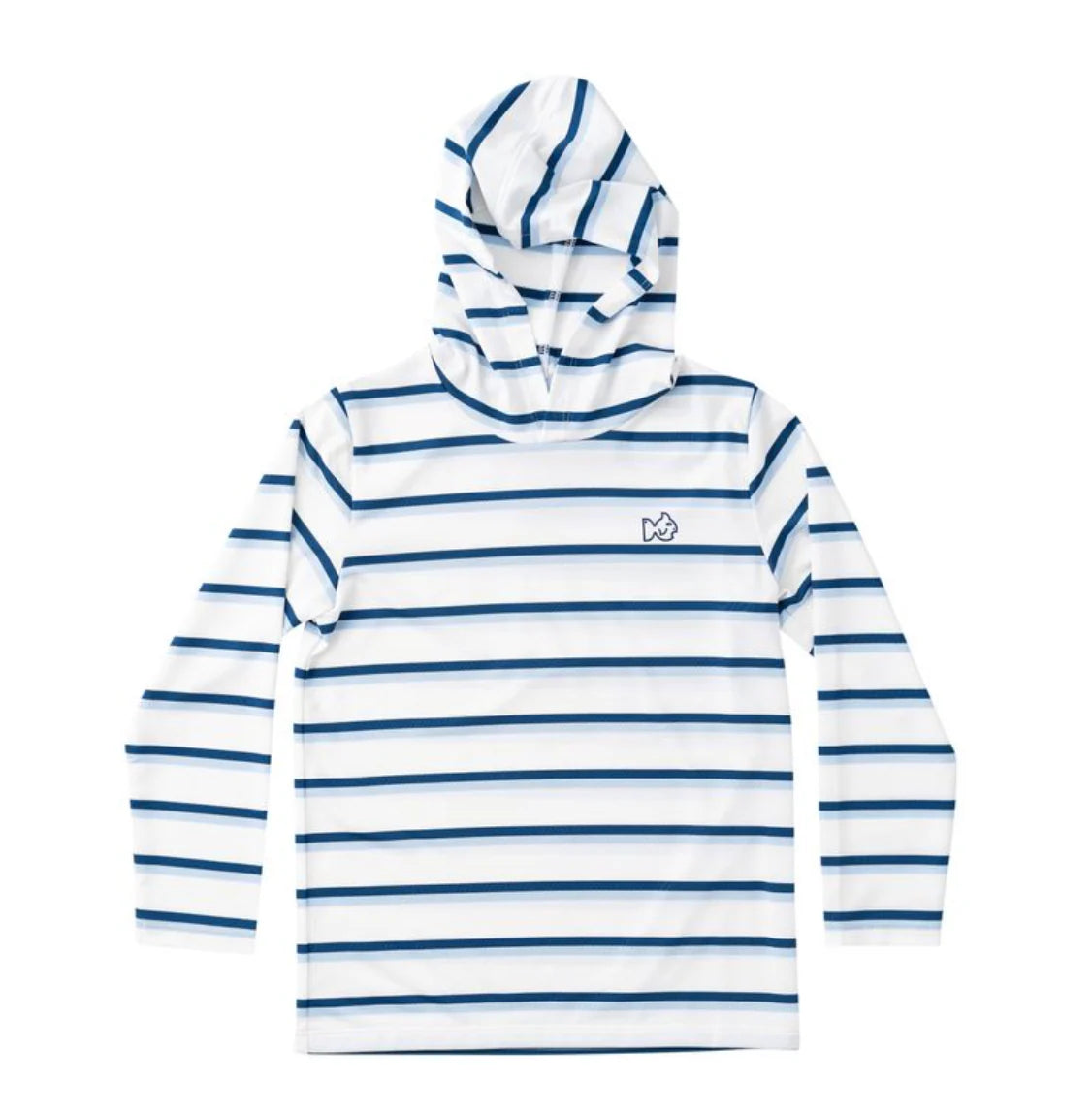 Pro perf hoodie - windsurfer navy peony stripe