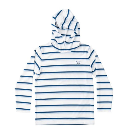 Pro perf hoodie - windsurfer navy peony stripe