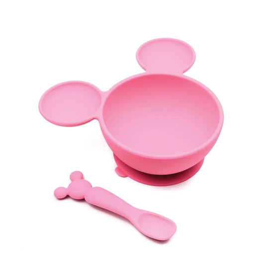 Silicone first feeding set - Minnie Mouse