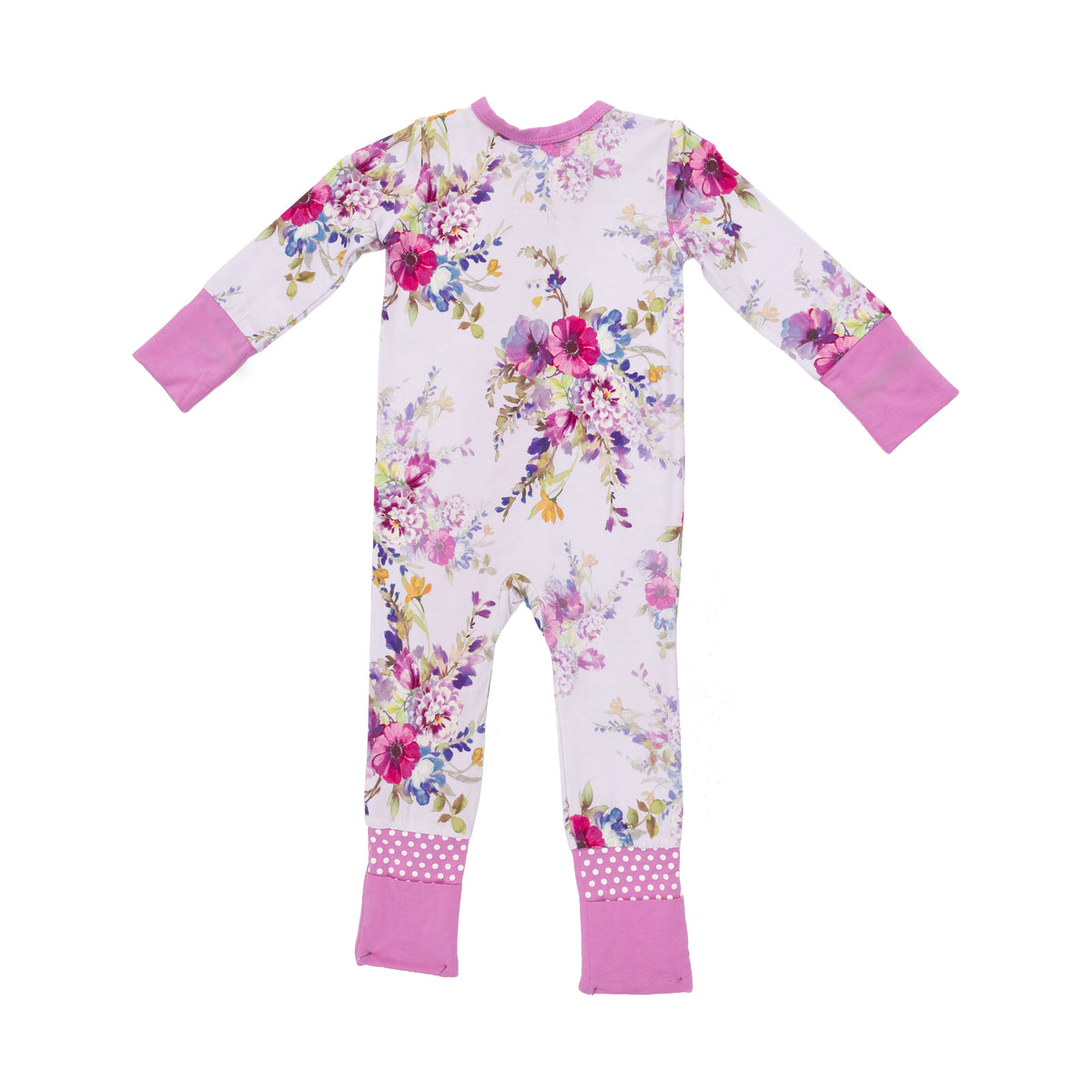 Dahlia floral conv. romper