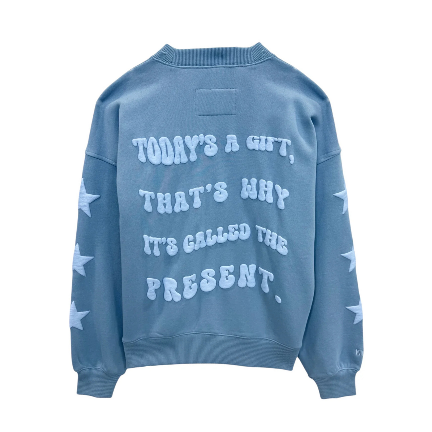 Leah crew - baby blue/glacier