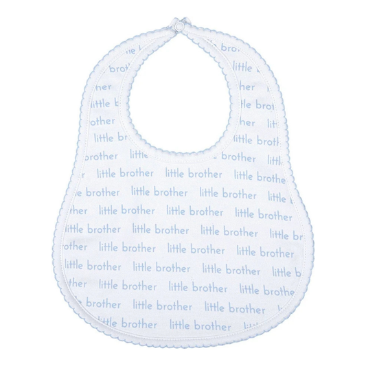 Brother bib - blue