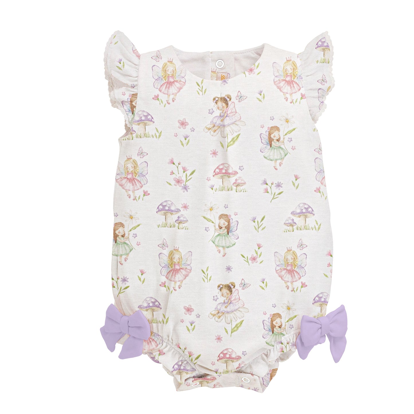 Fairytale forest ruffle & bow bubble