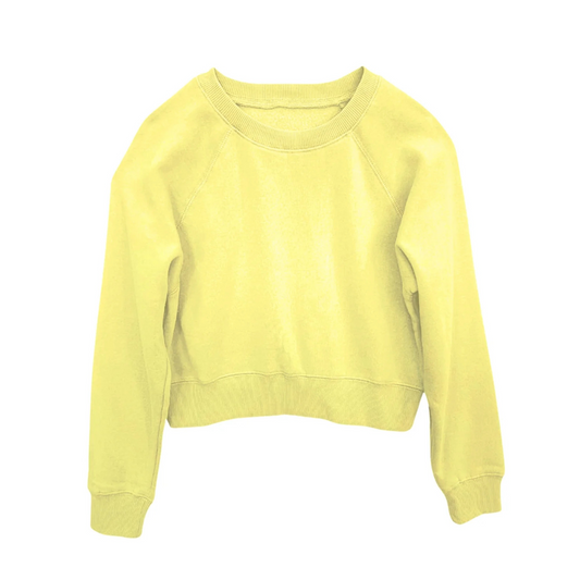 Dylan crew sweatshirt - butter yellow