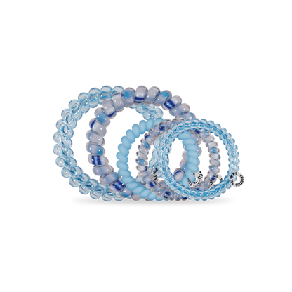 Blue lagoon mix pack hair ties