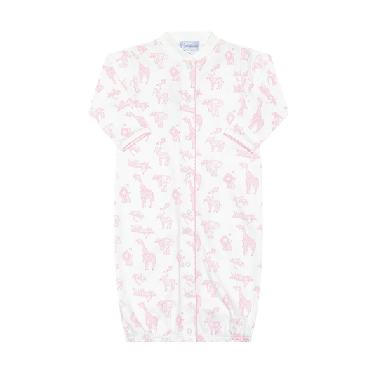 Pink safari conv. gown