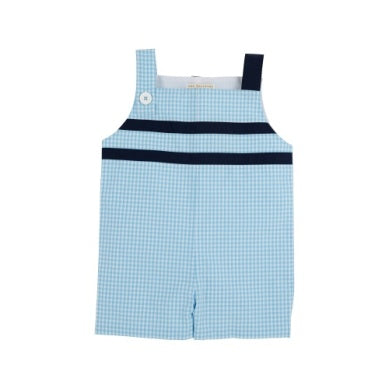 Teddy's jon jon - brookline blue mini gingham/nn