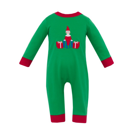 Elf green romper