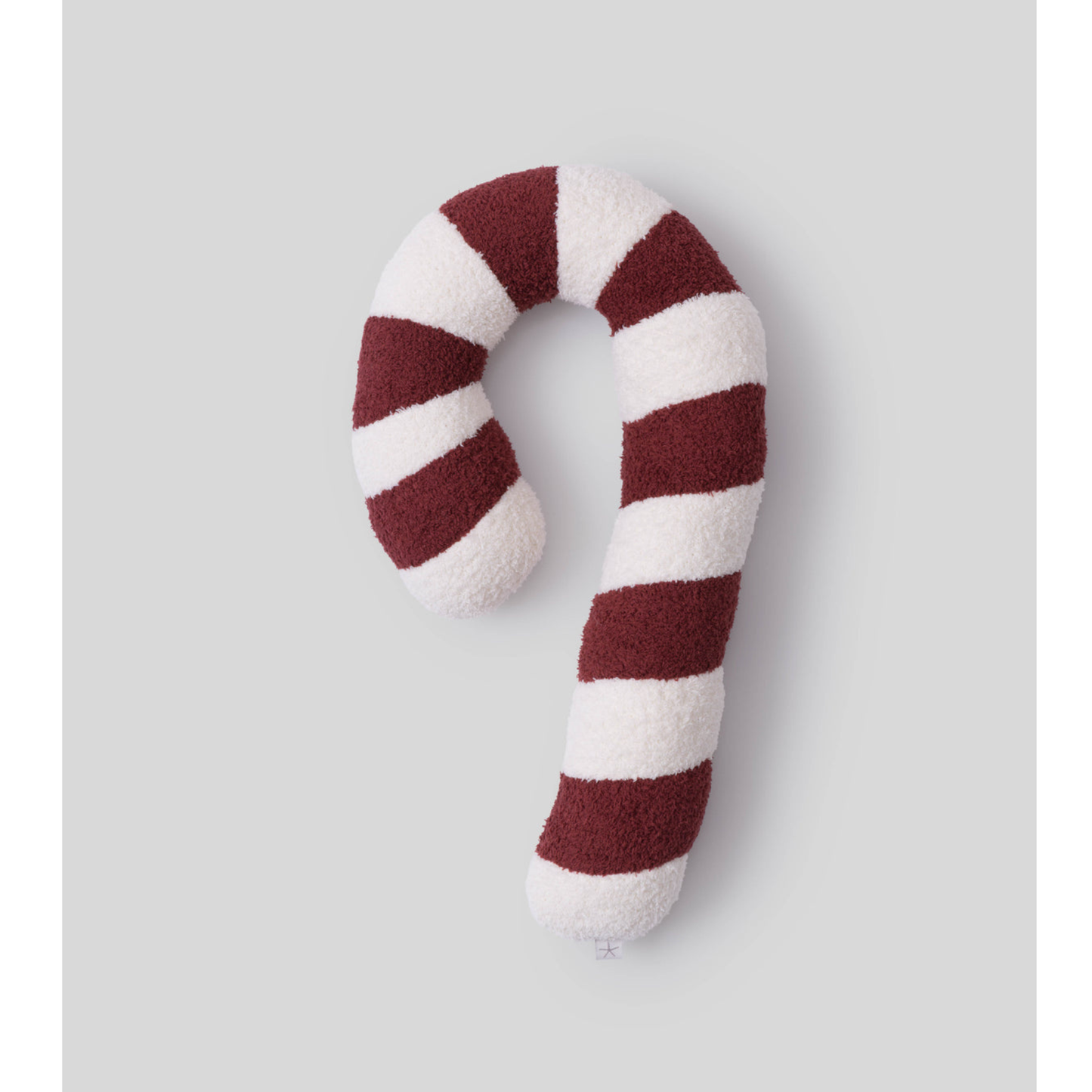 Candy cane pillow - cream/crimson