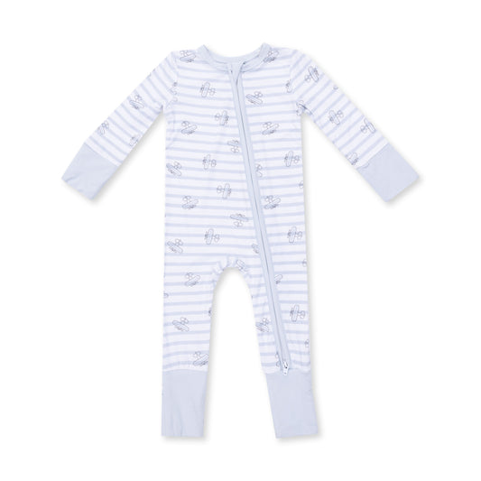 Airplane stripe conv. romper