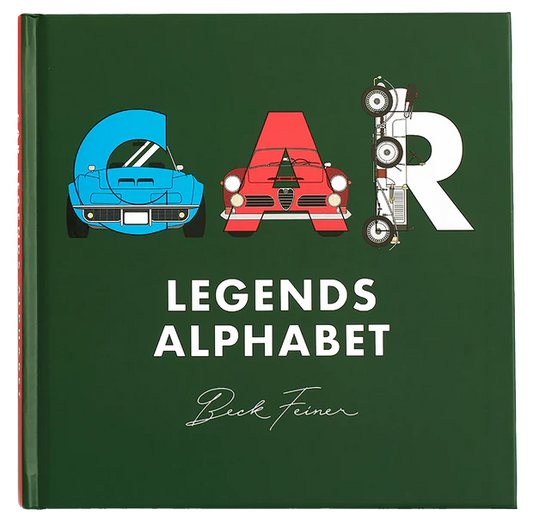 Car legends alphabet book
