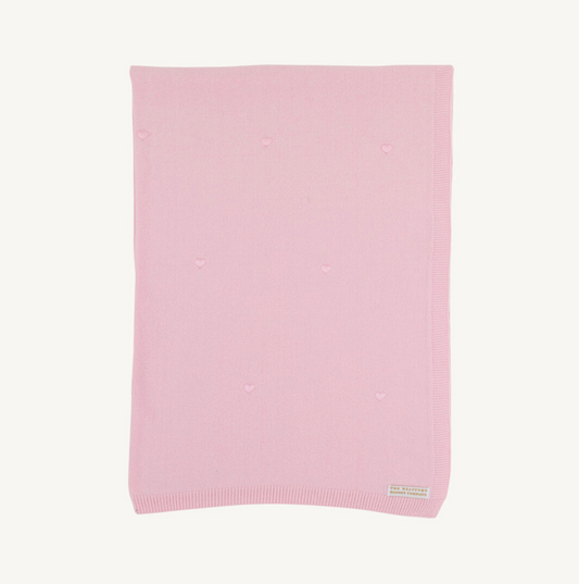 Bailey baby blanket - palm beach pink