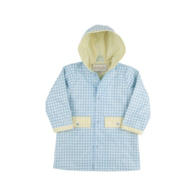 Liquid sunshine slicker - buckhead blue gingham