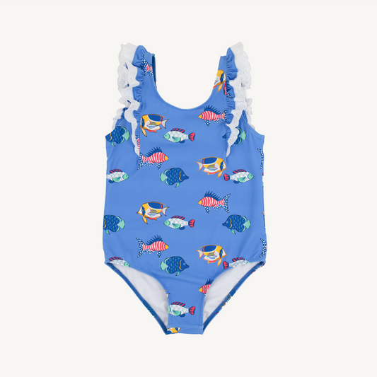 Ruehling ruffle bathing suit - here fishy fishy