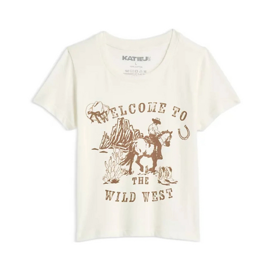 Wild west tee - vintage white