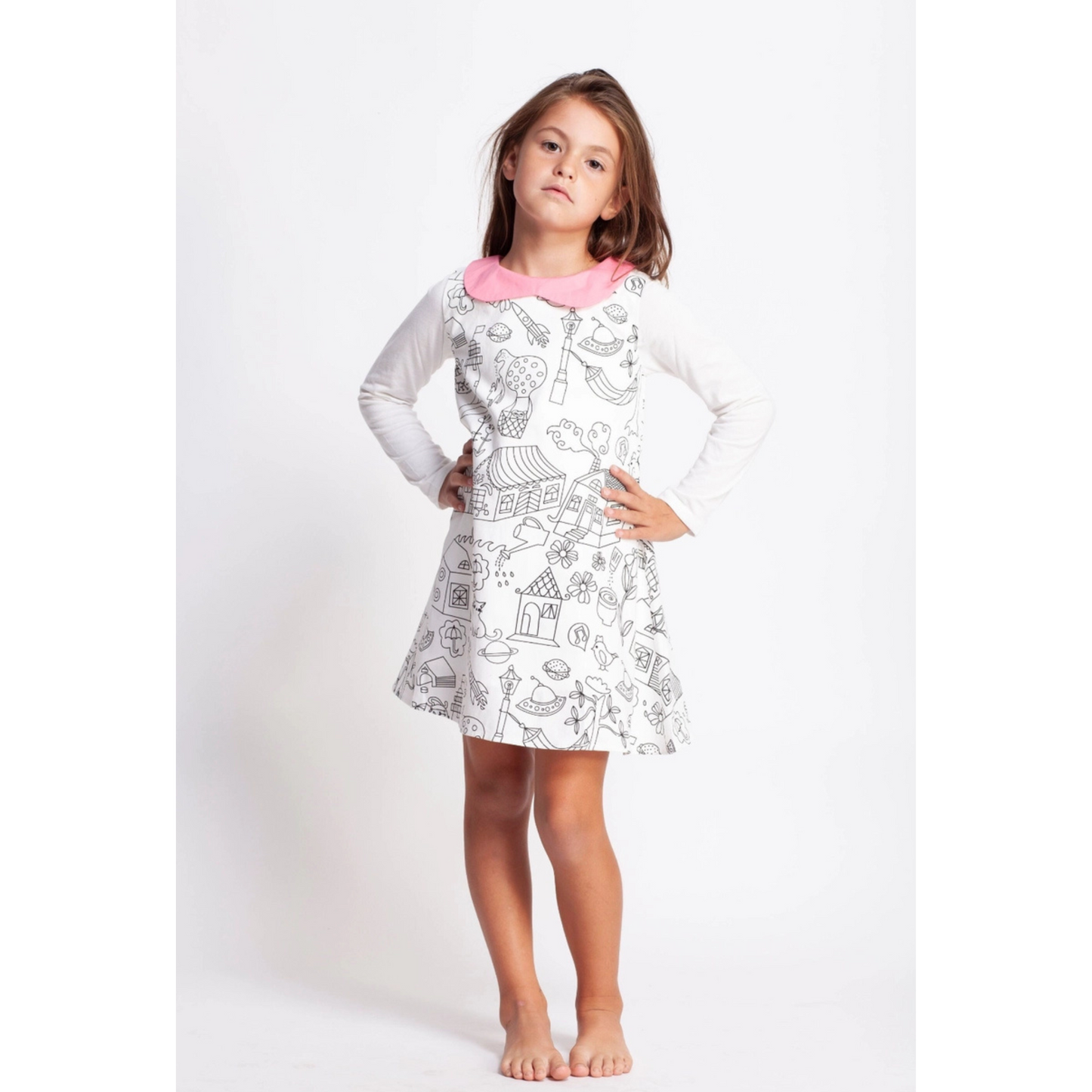 Coloring book dress