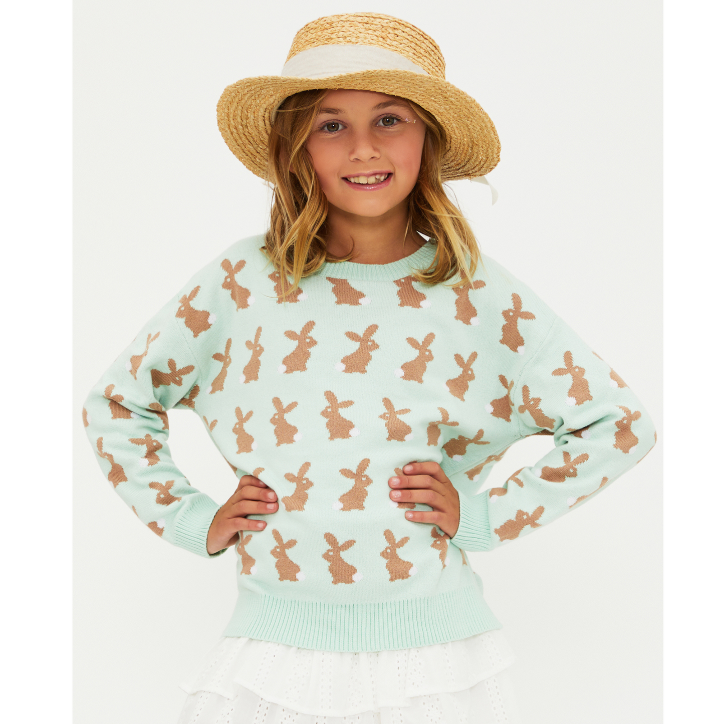 Little callie sweater - bunny tails