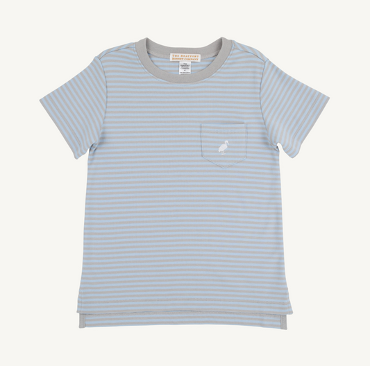 Carter crewneck - beale st blue and grantley gray stripe