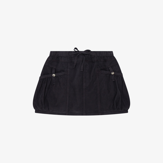 Corduroy utility skirt - dark shadow