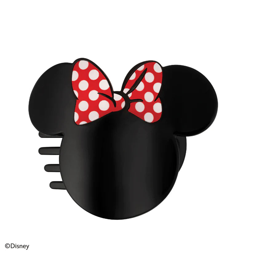 Minnie mouse shaped medium flat hair clip