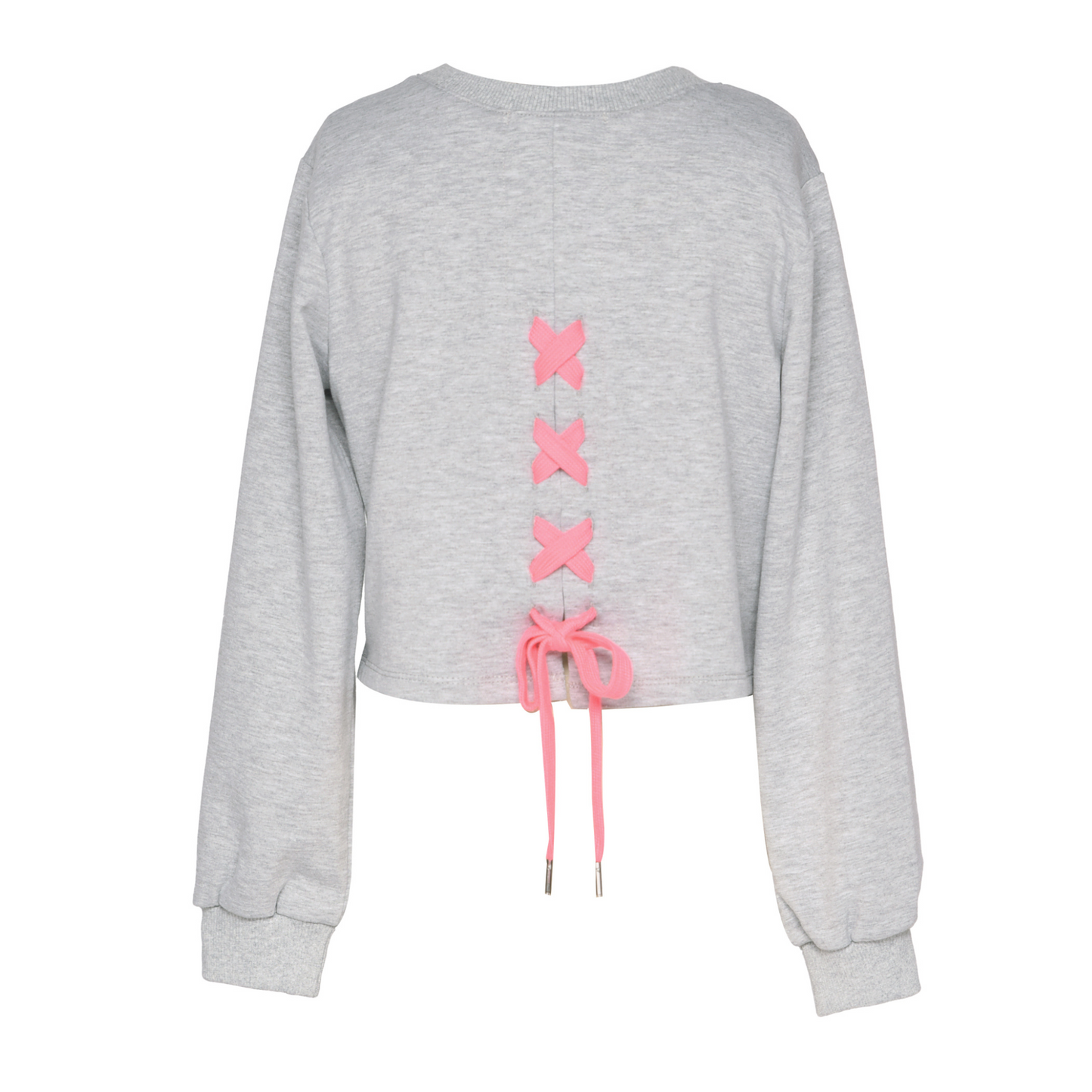 Sweatshirt w. smiley studs & drawstring