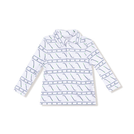 Golf club l/s polo