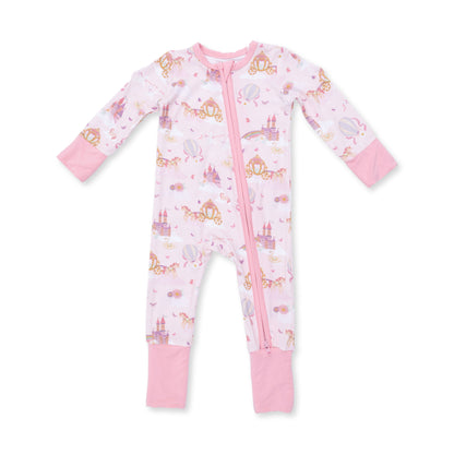 Princess unicorns & castle conv. romper