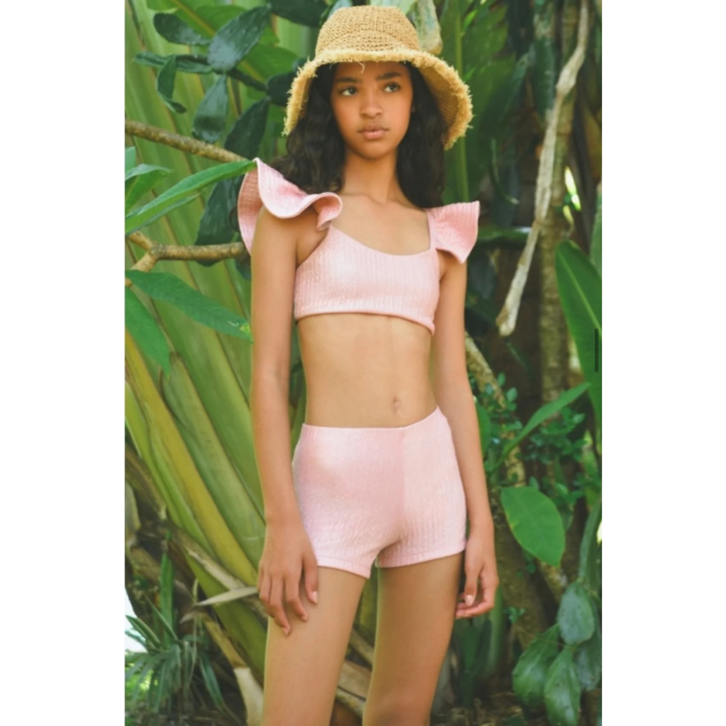 Ciara mini shorts - pink pearl