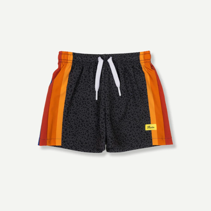 Black cat swim shorts
