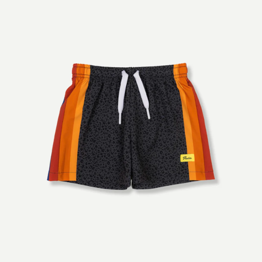 Black cat swim shorts