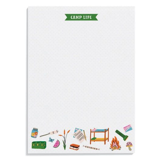 Camp life notepad