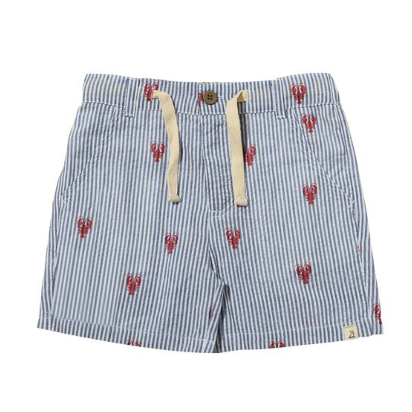 Lobster seersucker shorts