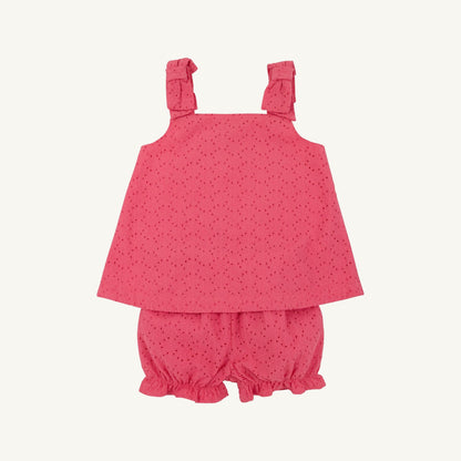 Jillian jumper eyelet set - romany rose