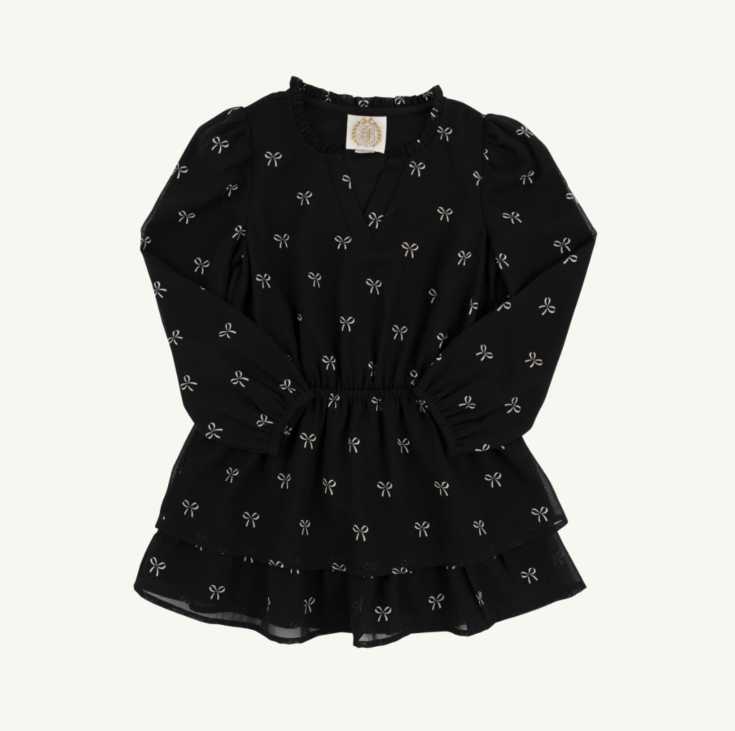 L/s mary price party dress - I believe in bows