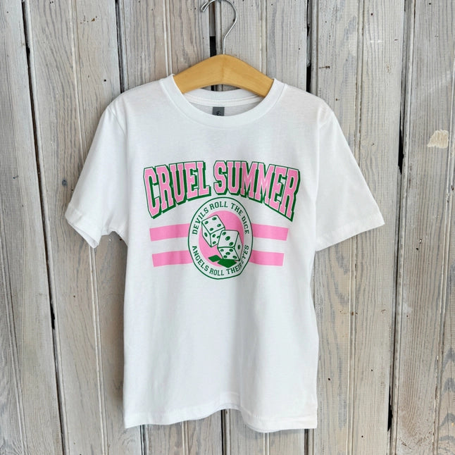 Cruel summer tee - white