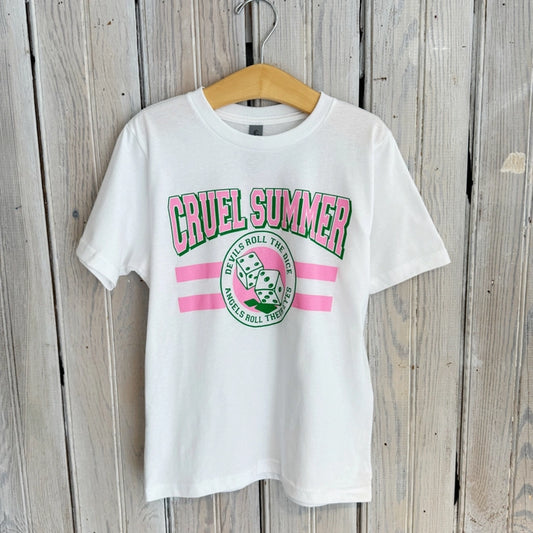 Cruel summer tee - white