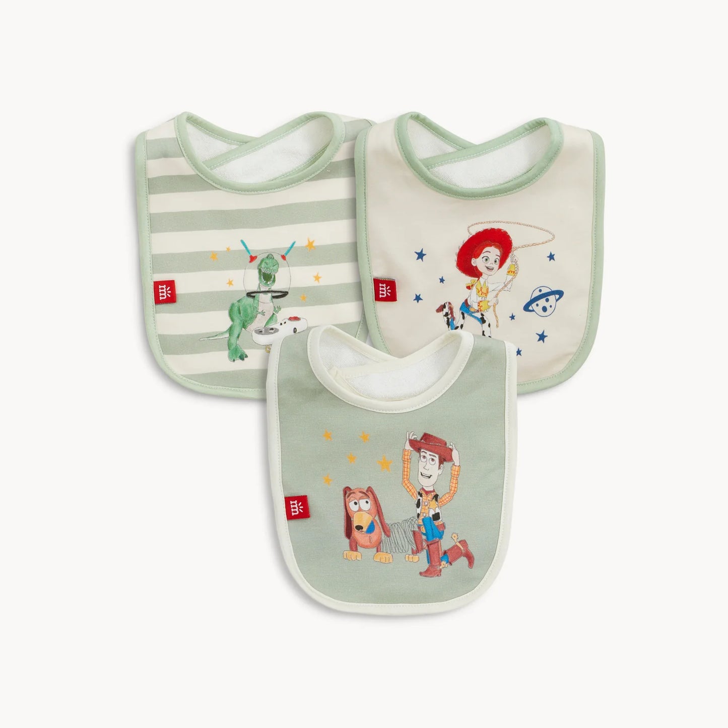 Toy story woody & friends bib 3pack