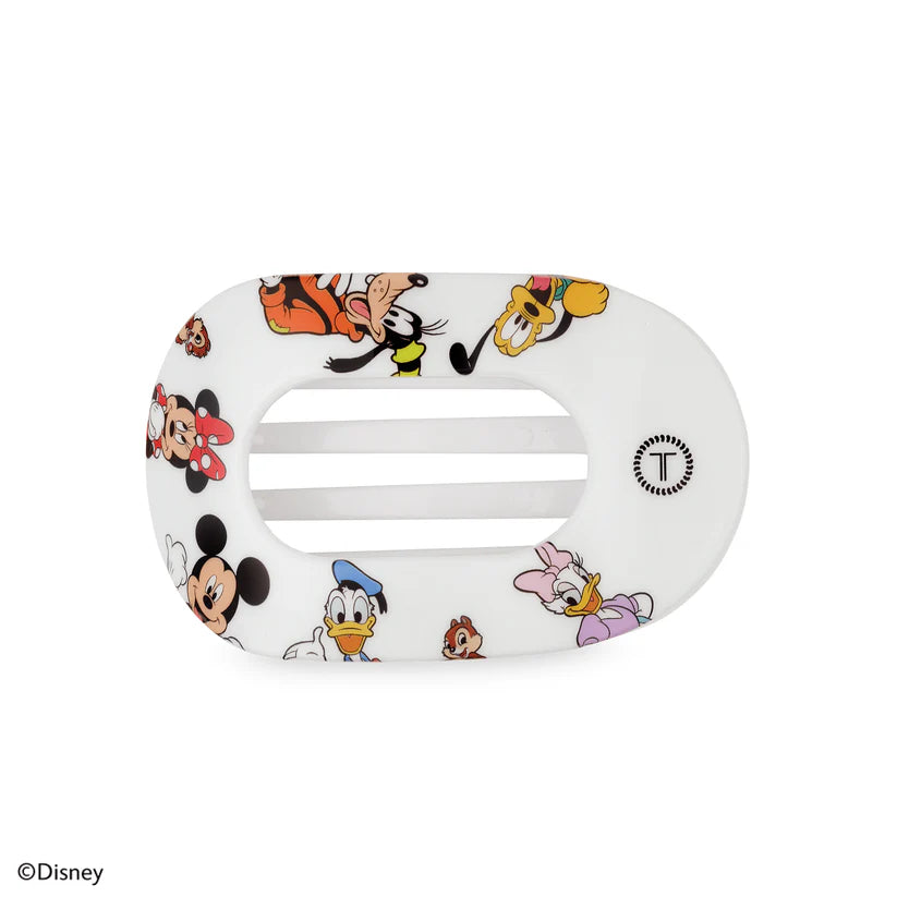 Mickey and friends medium flat round hair clip