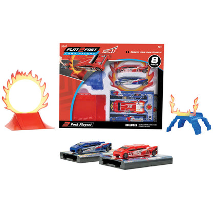 Flat 2 fast stunt 2pk playset