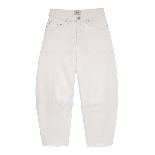 Kenzy barrel jeans - white