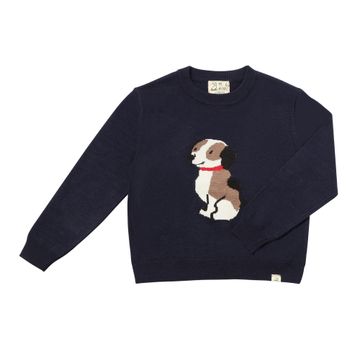 Henry sweater - dog/navy