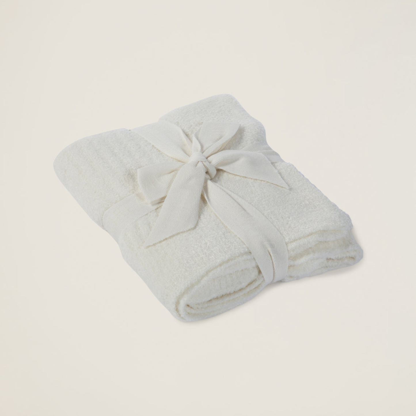 Ribbed blanket - pearl