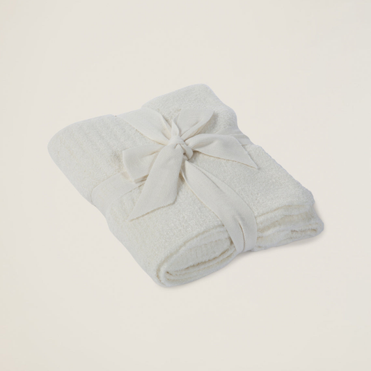 Ribbed blanket - pearl