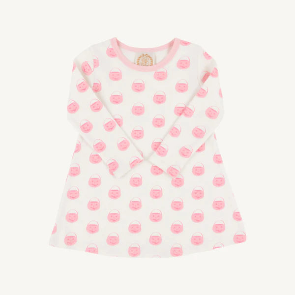 L/s polly play dress - vintage prep pumpkin pails