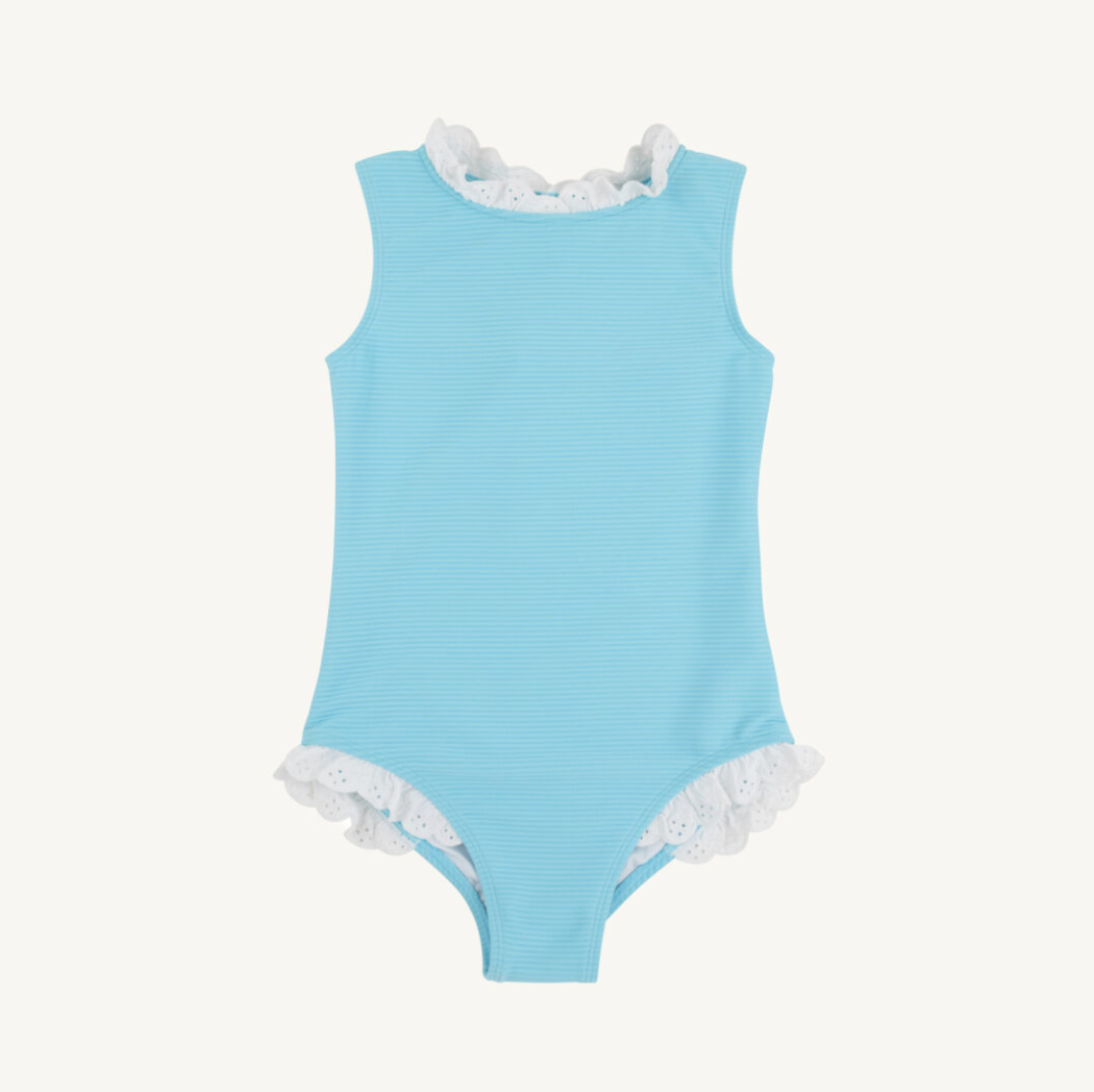 Sleeveless sarasota surf suit - belhaven blue