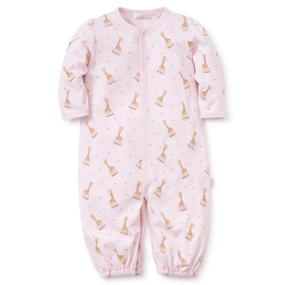 Sophie la girafe conv. gown - pink