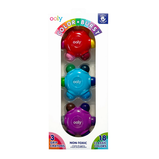 Color burst - grip crayons