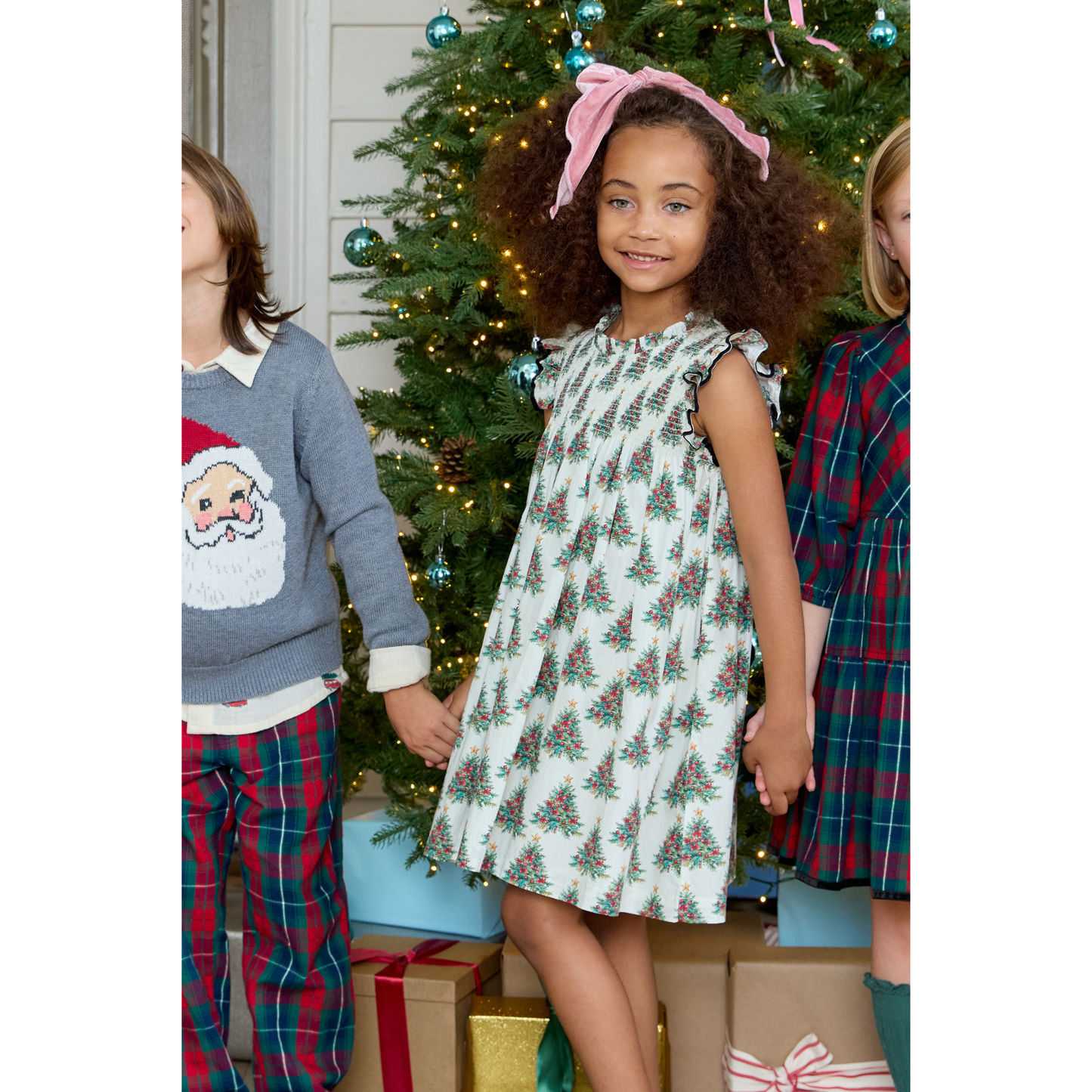 Stevie dress - vintage trees