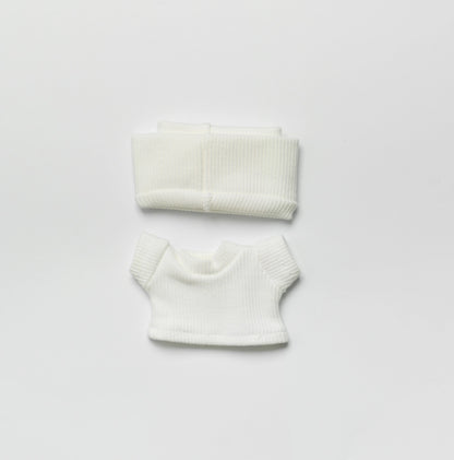 Luxurious labubu clothes - white