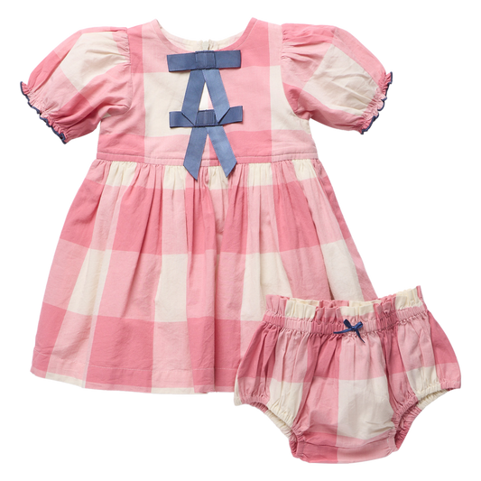 Hermoine bubble - pink checks
